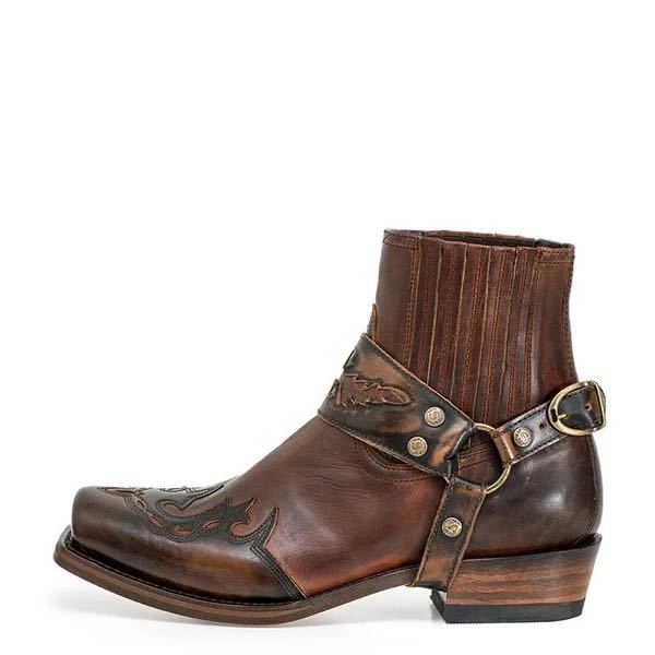 Men's Embroidered Martin Boots